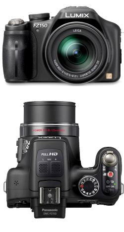 Im Vergleich 2012 die beste Superzoom Kamera ist die Panasonic Lumix DMC-FZ150