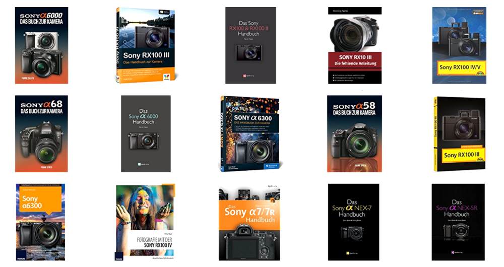 Fachbücher Ratgeber Sony Kameras