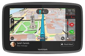 TomTom GO 6200 Pkw-Navi (6 Zoll, mit Freisprechen, Siri und Google Now, Updates über Wi-Fi, Lebenslang Traffic via SIM-Karte und Weltkarten ab € 149.-